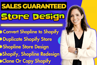 clone copy shopify store redesign shopline store design duplicate shopify store