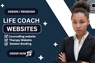 create life coaching website, counseling website, coaching website