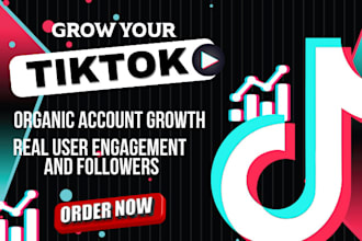 promote and grow your tiktok account organically