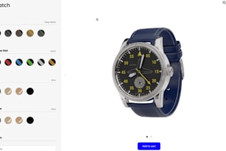 do 3d watch configuration on shopify zakeke and kickflip