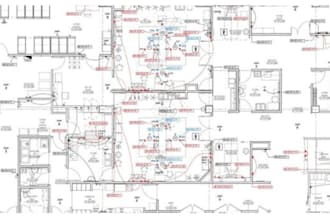 design electrical plan and mep drawings in autocad