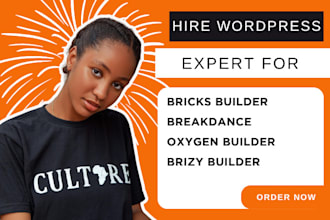 design clone customize websites with bricks builder, brizy, oxygen or breakdance