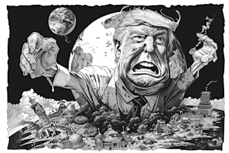 create political and editorial cartoons