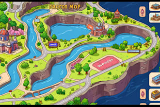 create vector game map for your project