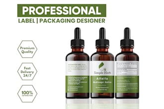 do label and packaging design for your product