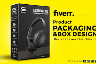 do product packaging design and amazon packaging box design