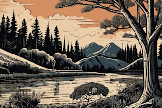 craft exquisite linocut illustrations unleash artistic beauty