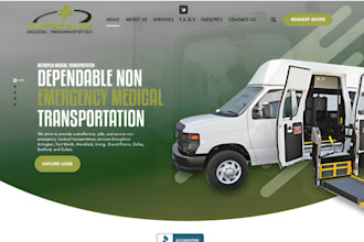 build non emergency medical transportation website medical transportation site