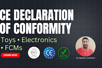 create a ce declaration of conformity for your product