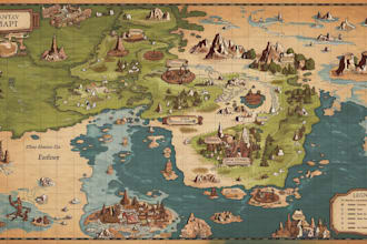 create excellent fantasy maps for your novel, game, dnd etc