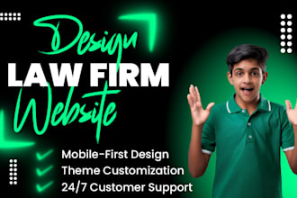 craft wordpress law firm website or lawyer website