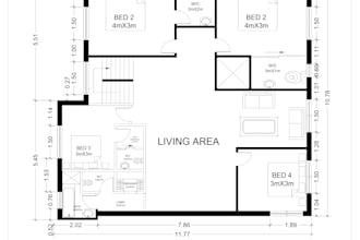convert pdf to autocad and redraw floor plan