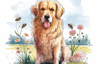 draw an amazing pet portrait