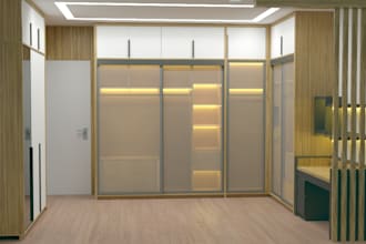 draft technical drawing furniture interior with rhinoceros
