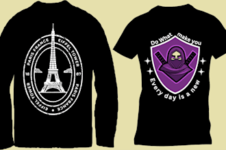 create custom t shirt graphics and merchandise designs for your brand