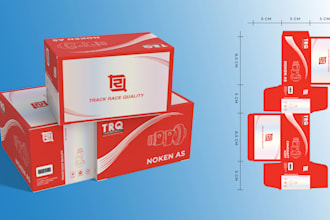 create a professional packaging box design for you at an affordable price