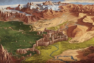 draw fantasy maps and city maps