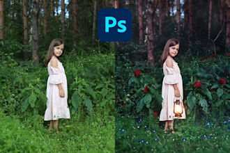 any adobe photoshop works