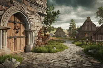 create amazing landscape environment art