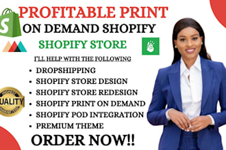 do shirt design, etsy shop, shopify store print on demand printful printify