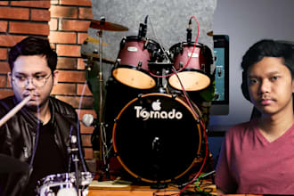 add drum instrument to your rock metal song project
