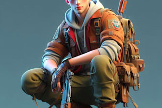2d character design and concept art
