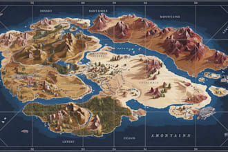 create custom fantasy or sci fi maps for your rpg or novel