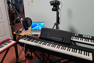 record and improvise a decent piano track