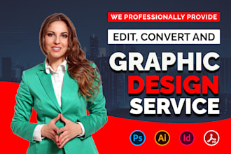 edit convert design files in adobe indesign, photoshop, illustrator, word, ppt