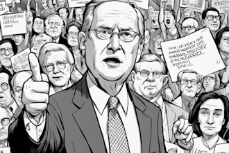 create political and editorial cartoon