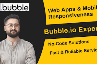 fix issue mobile responsive bubble saas mvp