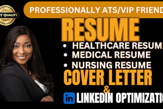 craft a professional medical, healthcare ,nursing, doctor and biotech resume