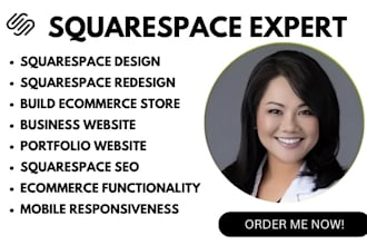 build squarespace business website squarespace landing page website development