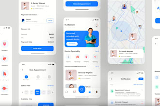 develop pharmacy app, telemedicine app, appointment app, health tracking app