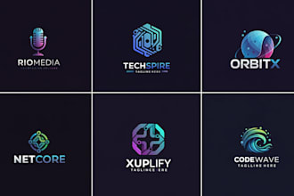 design a professional logo for your ai, saas, startup, or tech business
