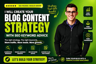 create your blog content strategy with SEO keyword advice