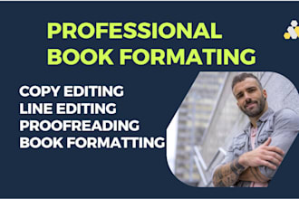 proofread, edit, format fiction or nonfiction novels