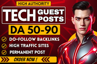 write and publish tech guest post on high da technology blog