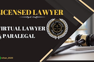 be your virtual lawyer and paralegal