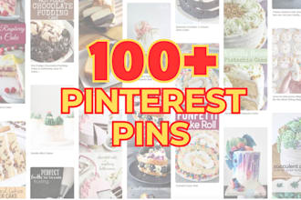 design 100 professional pinterest pins