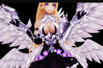 create, fix mmd models, gmod, daz model, roblox ,avater model, uv mapp