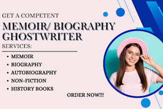 be autobiography history biography memoir nonfiction real life story book writer