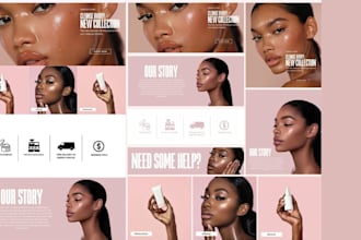 do fast growing skincare website beauty website skincare shopify store