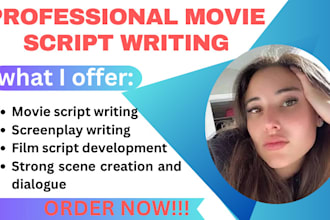 write movie script, movie script writing, script writer, film script writing