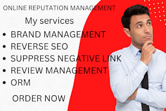 do online reputation management, pushdown negative link