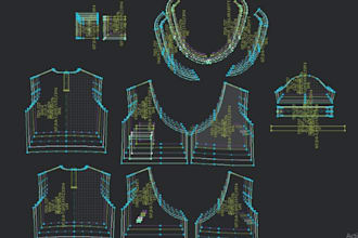 make digital sewing pattern any garments and tech files