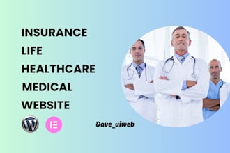 develop healthcare website health life insurance medicare life insurance website