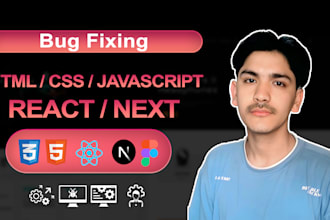 fix bugs react, next js and javascript