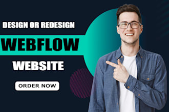 design, redesign, update or fix responsive webflow website, figma to webflow