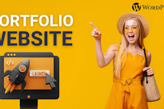 create and redesign personal portfolio website and landing page